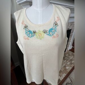 Storybook Knits 2X “Blooming Confection”vintage shell unworn with attached tag